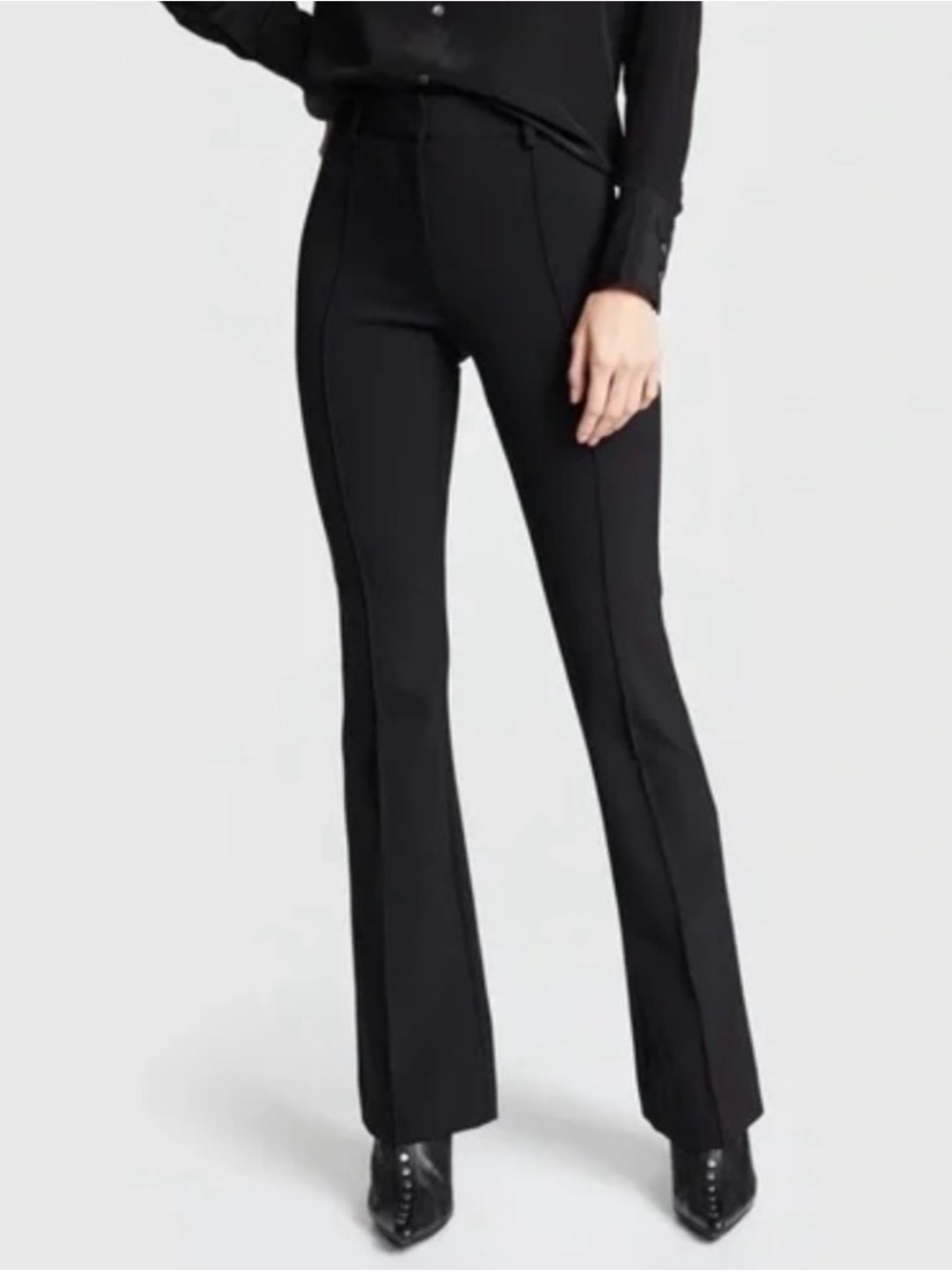 Veronica Beard Women’s Seamed Flare Dress Pant Trouser $428 Size 2 in Black